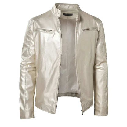 Stylish Glenn Men's Leather Jacket for a Trendy Look