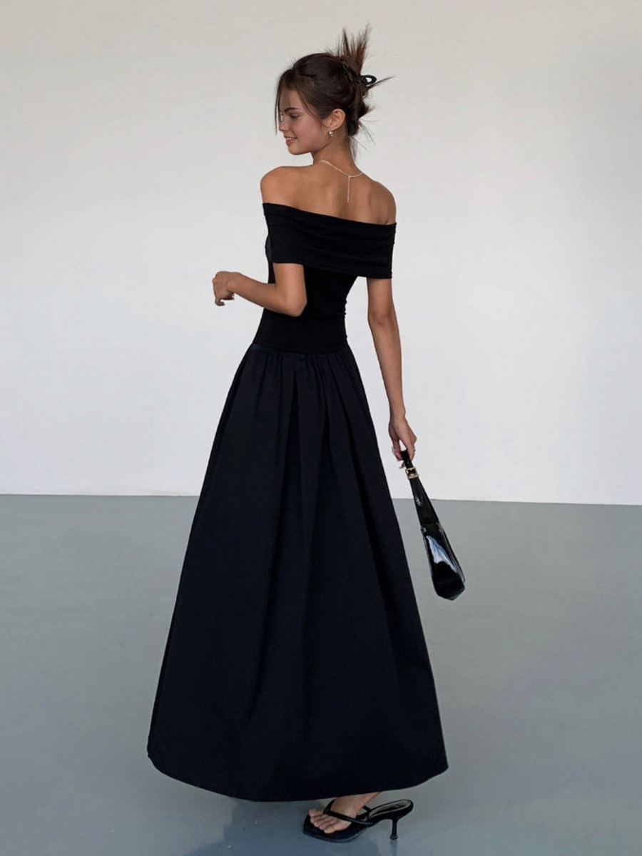 Luna | Elegant Off-Shoulder Maxi Dress for a Timeless Look | Women's Fashion