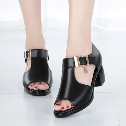 Audrey | Stylish Orthopedic Heeled Sandals for Ultimate Comfort