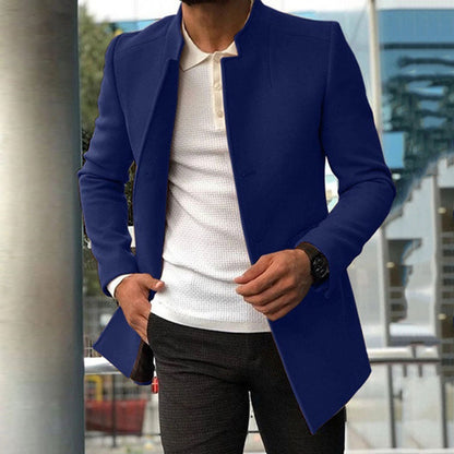 Guillermo - Stylish Solid-Colored Men's Coat
