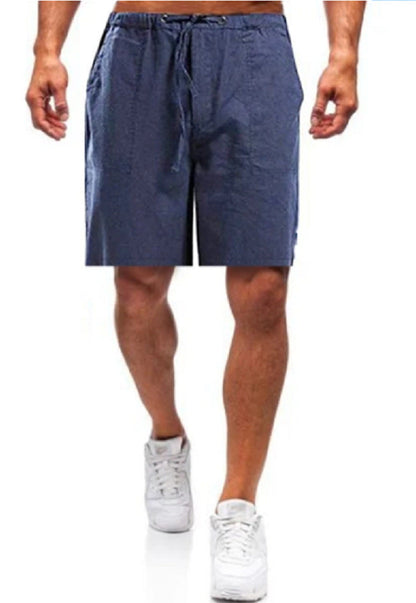 Beau - Stylish Large Size Linen Shorts for Men