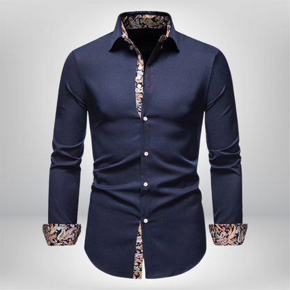 Elevate Your Style with the Benjamin Long Sleeve Chic Shirt