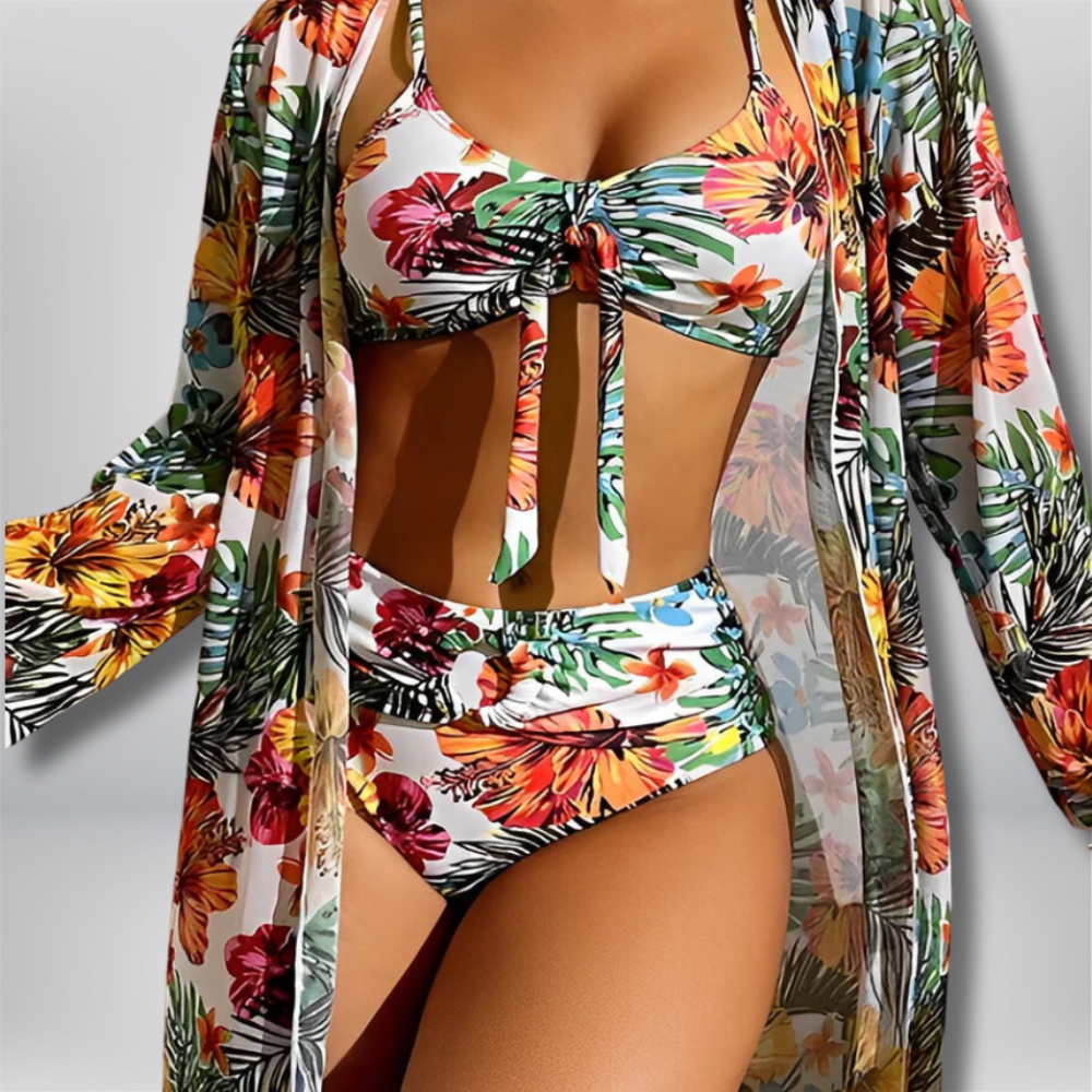 Vibrant Valeska - Chic Summer Bikini Set
