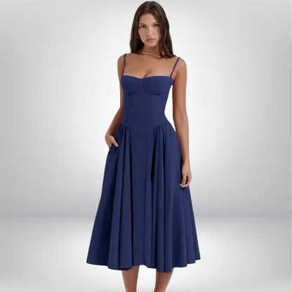 Sade - Chic Sleeveless Elegance Dress