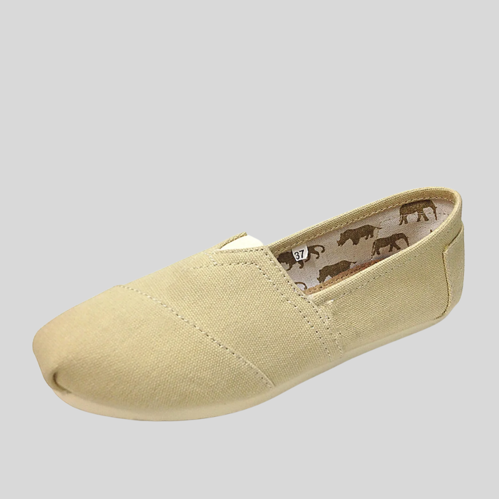 Sophia - Stylish Solid Colour Canvas Espadrilles