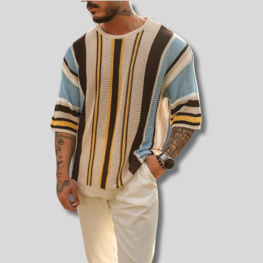 Desmond - Fashionable Knitted Shirt for Effortless Style