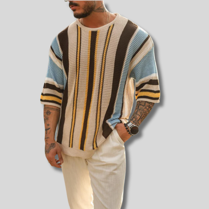 Desmond - Fashionable Knitted Shirt for Effortless Style