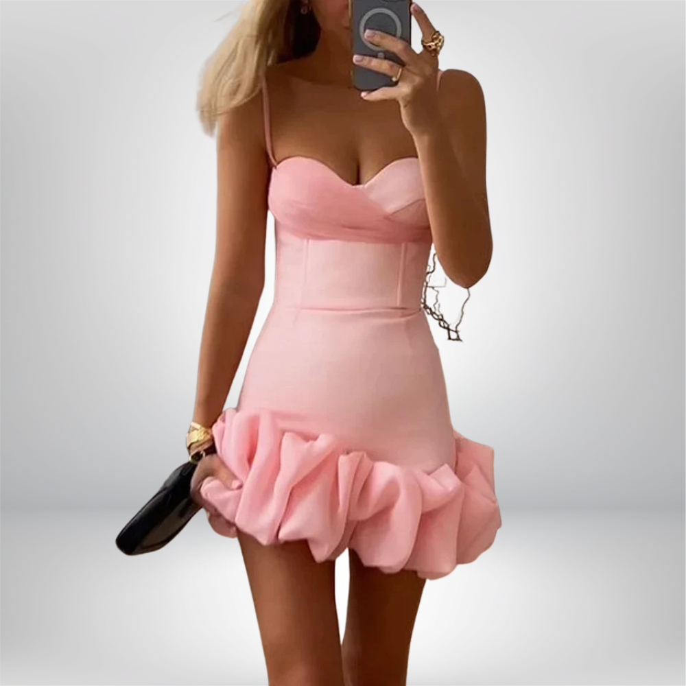 Ava - Whimsical Ruffled Enchantment Dress