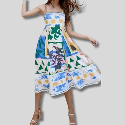 Thessa - Chic and Stylish Women's Printed Dress