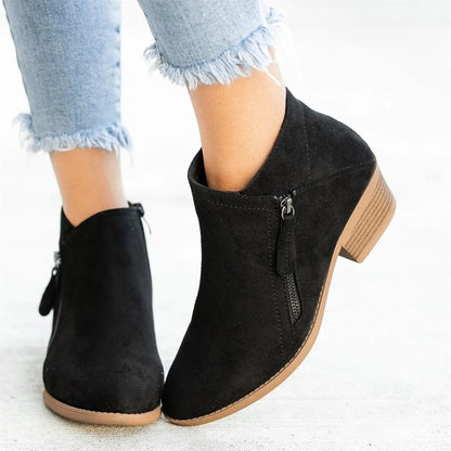Serena | Luxurious Suede Ankle Boots for Ultimate Comfort