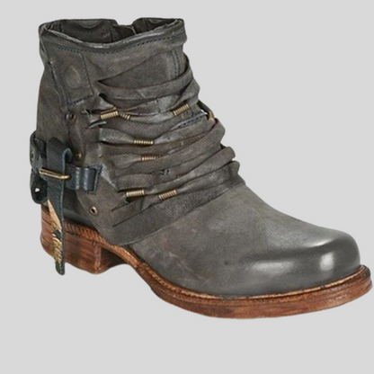 Astrid - Chic Vintage-Inspired Women's Boots