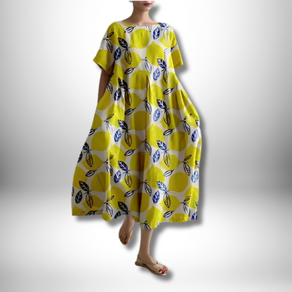 Chic Violet Floral Dress for Ultimate Comfort