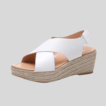 Jezlin - Stylish and Cozy Wedge Heel Sandals for Women
