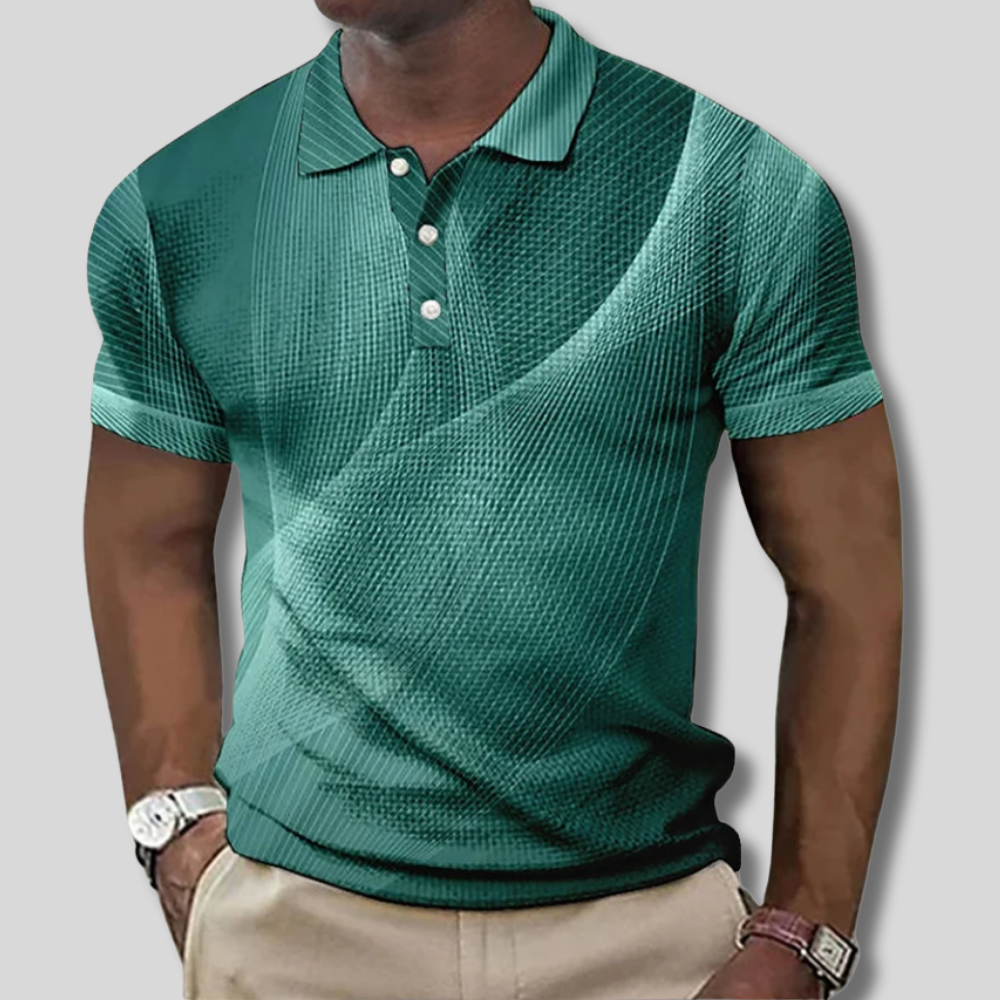 Donovan - Trendy Orange Men's Polo Shirt for Effortless Style