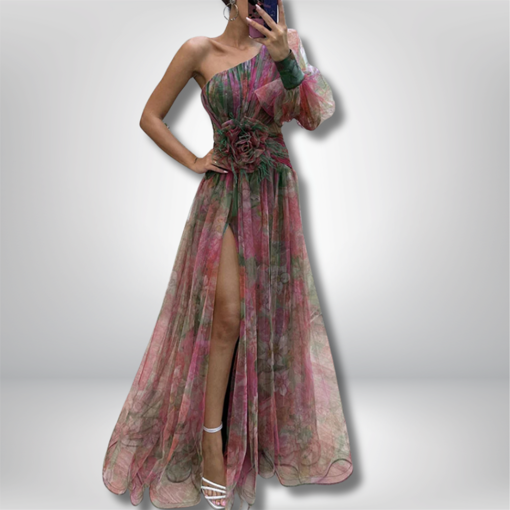 Liz - Stunningly Chic Colorful Dress