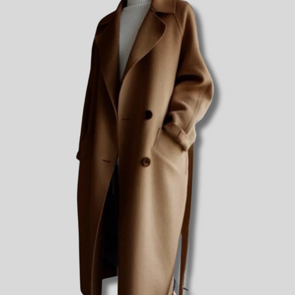 Esmee - Stylish Women's Wool Trench Coat for a Chic Look