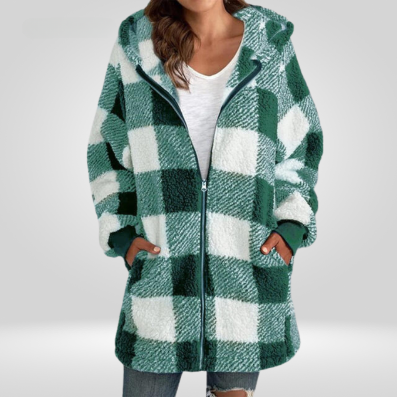 Novalee | Snug and Stylish Plaid Jacket