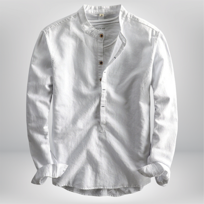 Charlie - Trendy Linen Shirt for Effortless Style