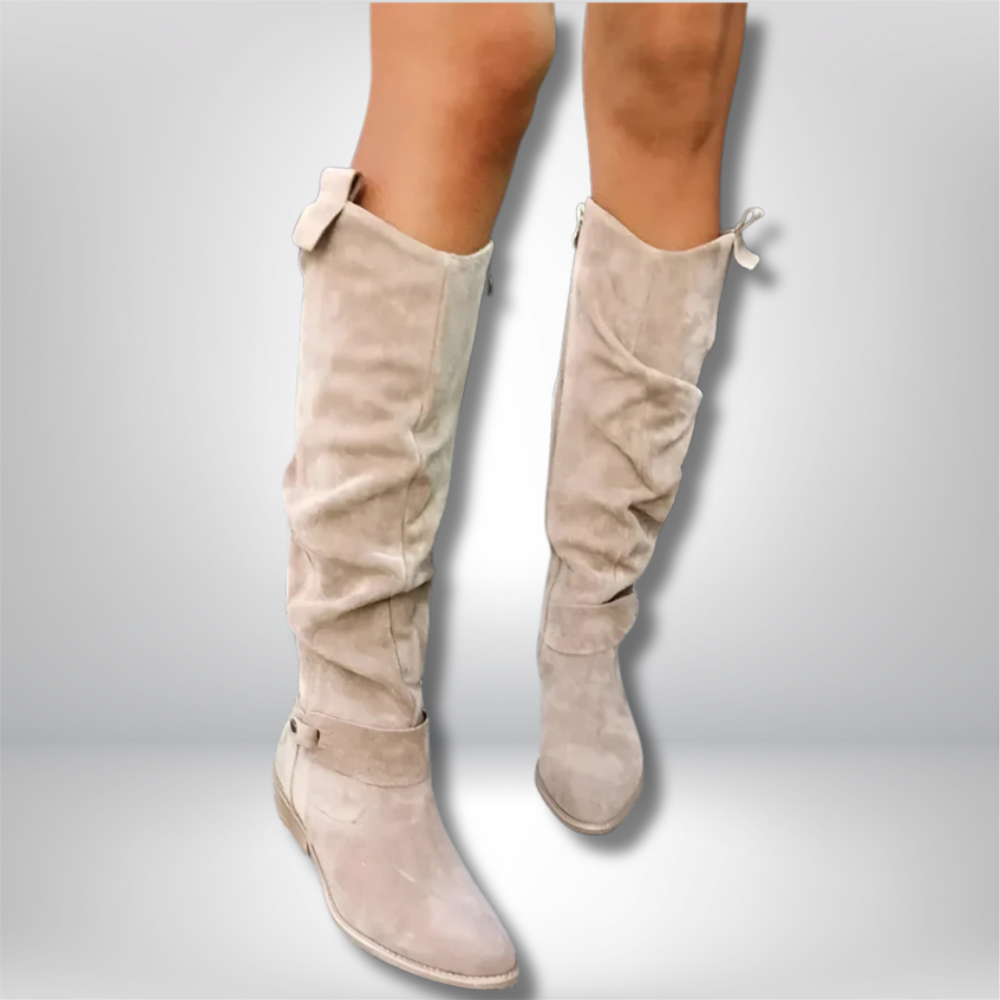Stylish Keira Suede Ankle Boots