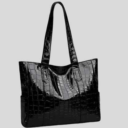 Stylish Crocodile-Embossed Tote Bag for Fashion-Forward Women