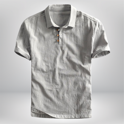 Phoenix - Timeless Linen Polo Shirt for Effortless Style
