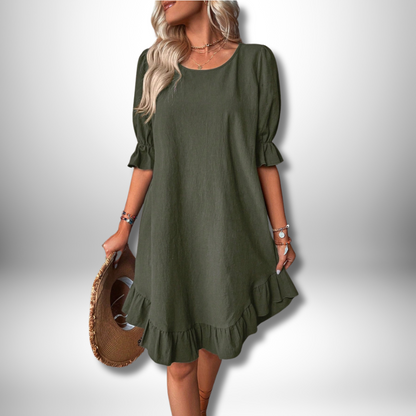 Freya - Chic Ruffled Dress for Effortless Elegance