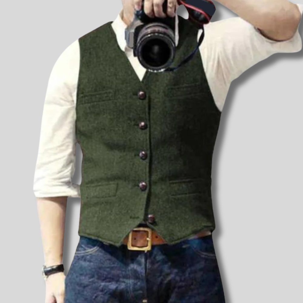 Nyoka - Timeless Men's Gilet for Everyday Style