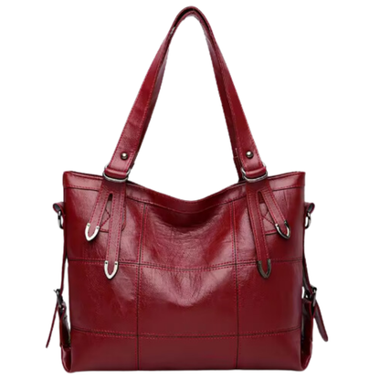 Stylish Women's Water-Resistant Leather Tote Bag