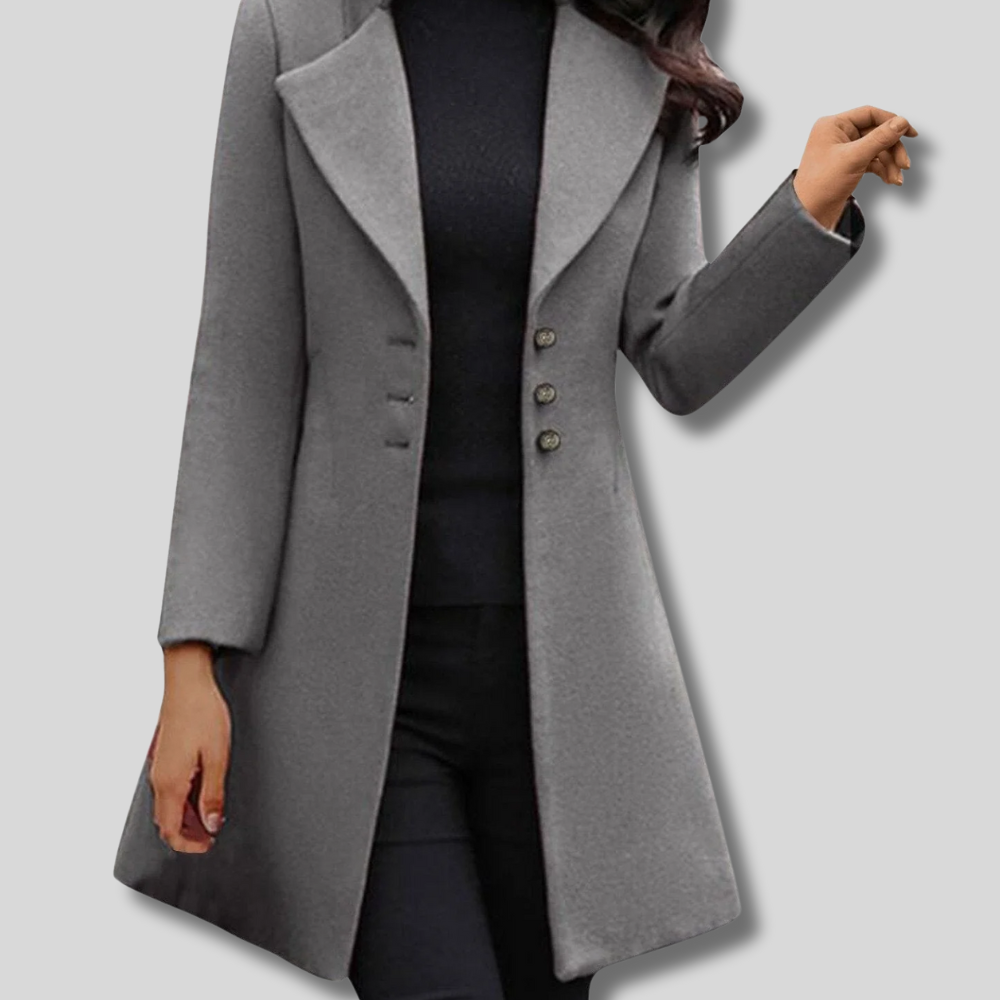 Chic and Sophisticated Long Trench Coat for Women