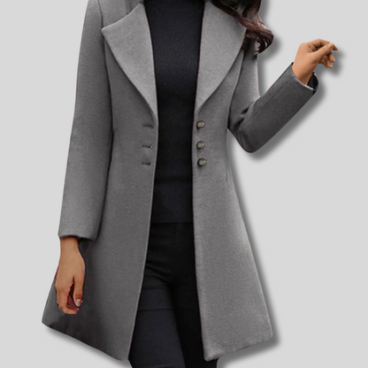 Chic and Sophisticated Long Trench Coat for Women