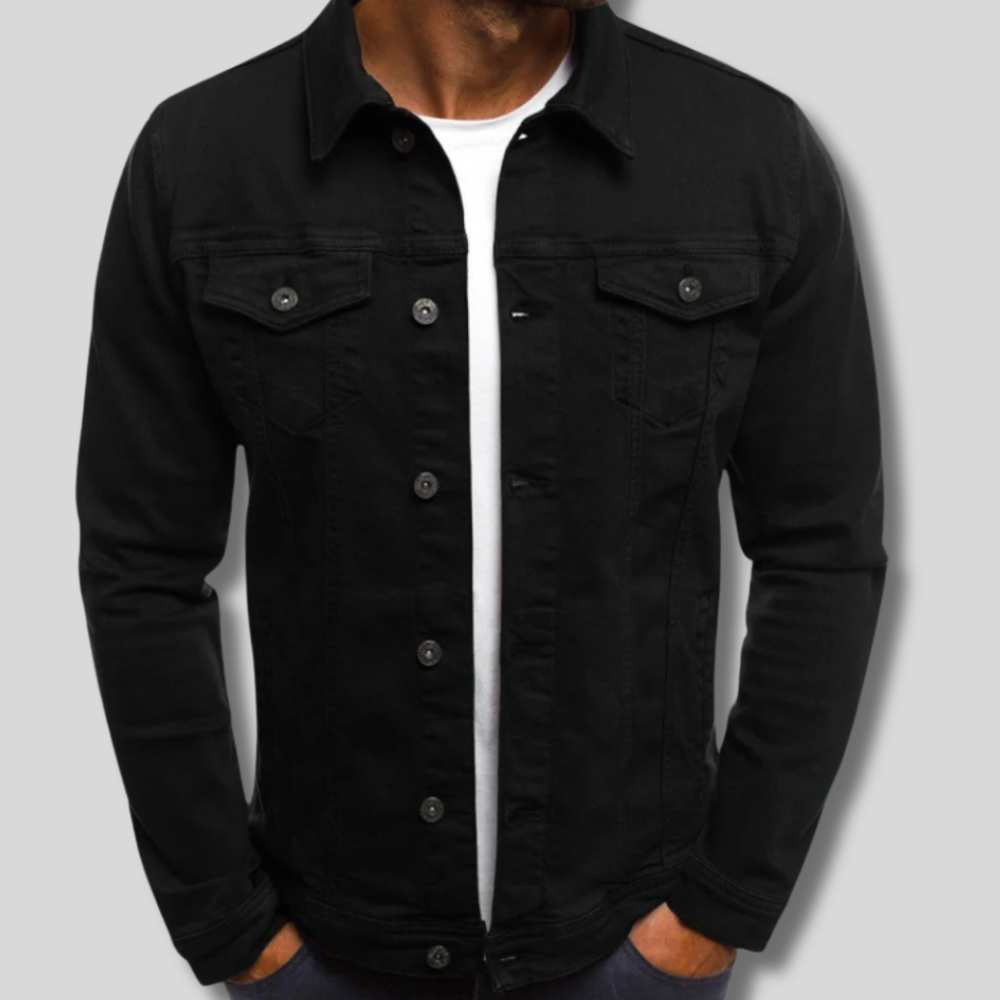 Elki - Stylish Men's Denim Jacket for Fashion-Forward Looks