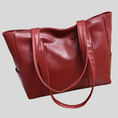 Chic Women's PU Leather Tote Handbag