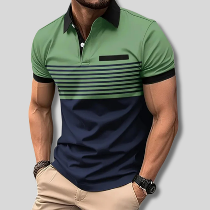Stylish Edward Striped Polo Shirt for Men