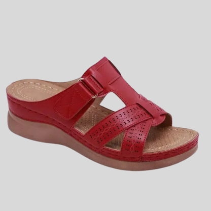 Elegantes Sandalias de Cuero Una