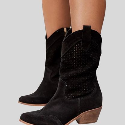 Doemi - Chic Midi High Cowboy Boots for a Trendy Look