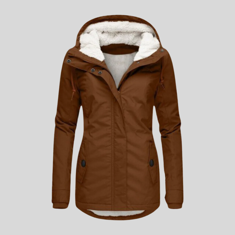 Chic Olive Women's Padded Jacket - Perfect Blend of Style and Comfort