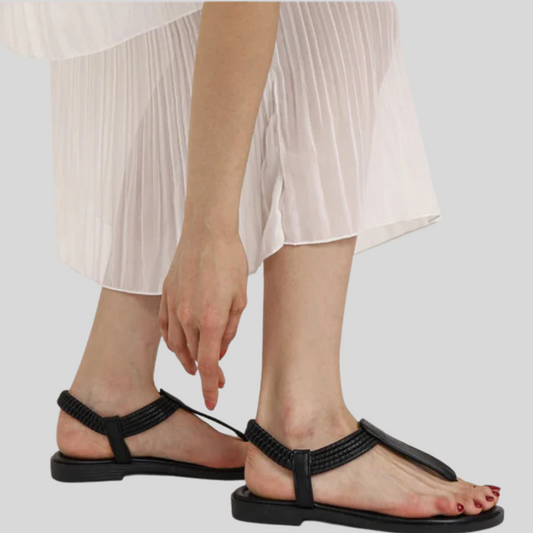 Allinee | Stylish Braided Strap Sandals for Women - Elegance Redefined