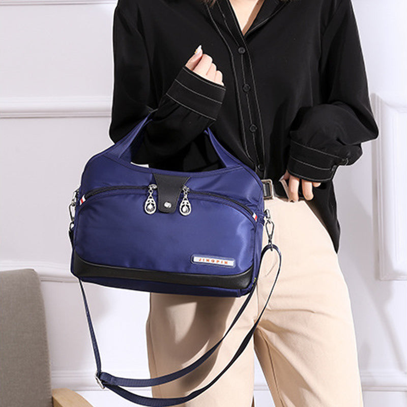 Versatile MultiSafe Waterproof Nylon Handbag - Stay Stylish and Protected!