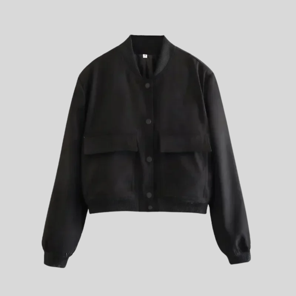 Clancy - Chic Cropped Women's Jacket for Effortless Style