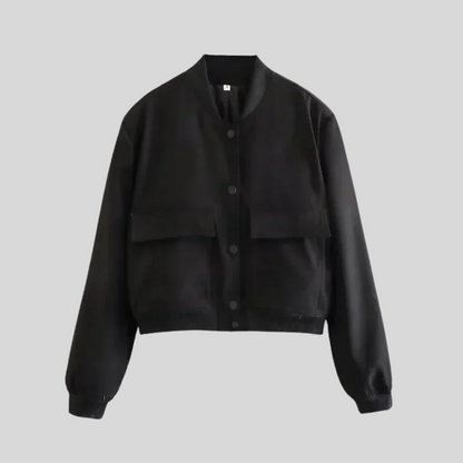 Clancy - Chic Cropped Women's Jacket for Effortless Style