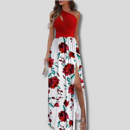 Scarlett - Stunning Asymmetric Maxi Dress for an Elegant Look