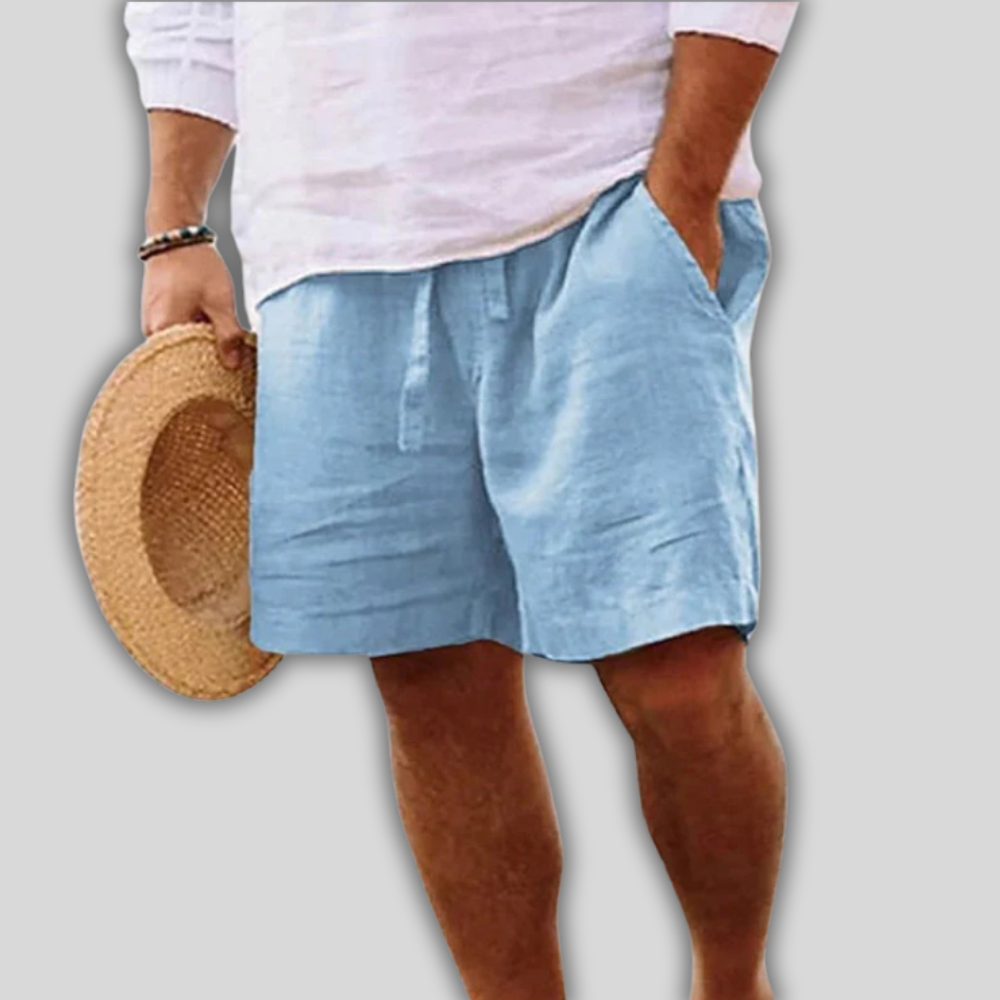 Anthony - Eco-Friendly Men's Linen Shorts Crafted from Organic Fabric