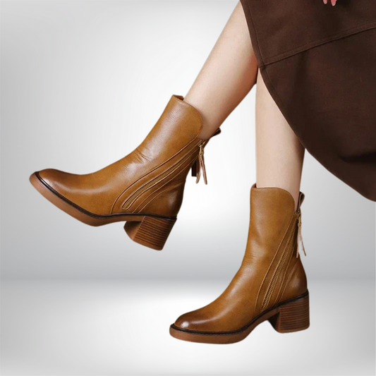 Katherine - Chic and Stylish Leather Boots