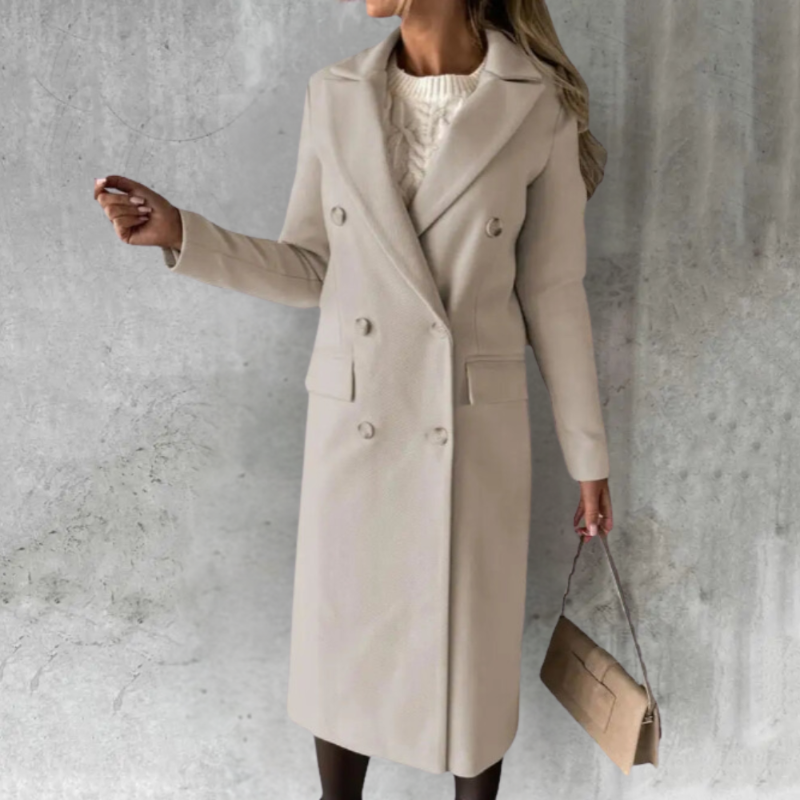 Jaiyana | Chic and Stylish Wool Trench Coat