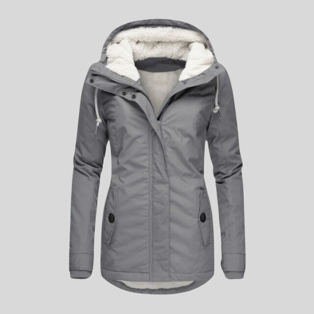 Chic Olive Women's Padded Jacket - Perfect Blend of Style and Comfort