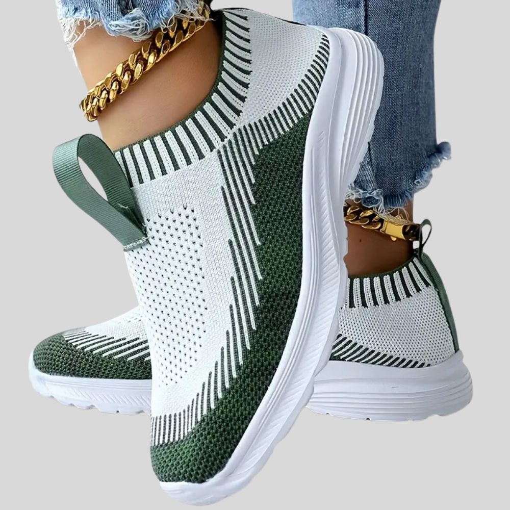 Stylish and Comfortable Knitted Sneakers for Women - CLAIRE Collection