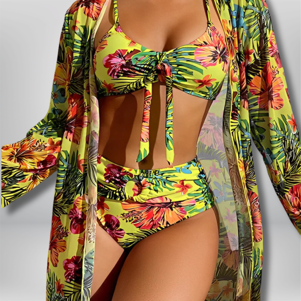 Vibrant Valeska - Chic Summer Bikini Set