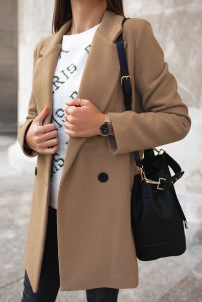 Devika | Chic and Stylish Lapel Coat