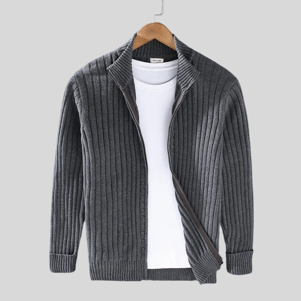 Stylish River Men's Knitted Cardigan for Ultimate Comfort