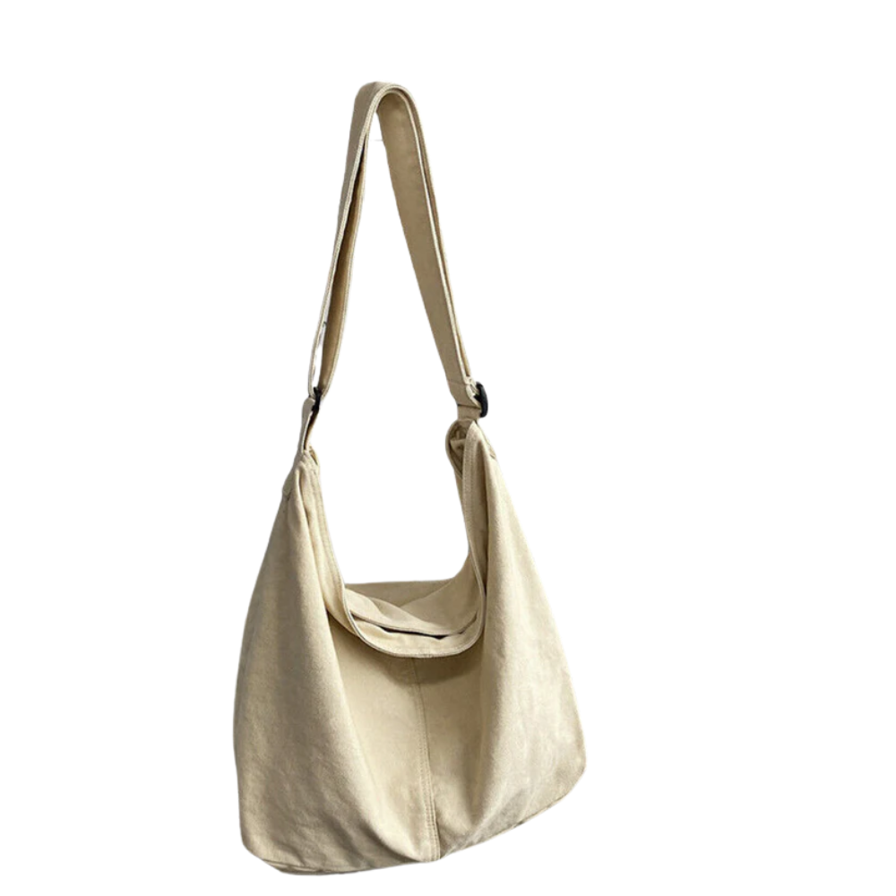 Chic Cotton Shoulder Bag for Trendy Looks